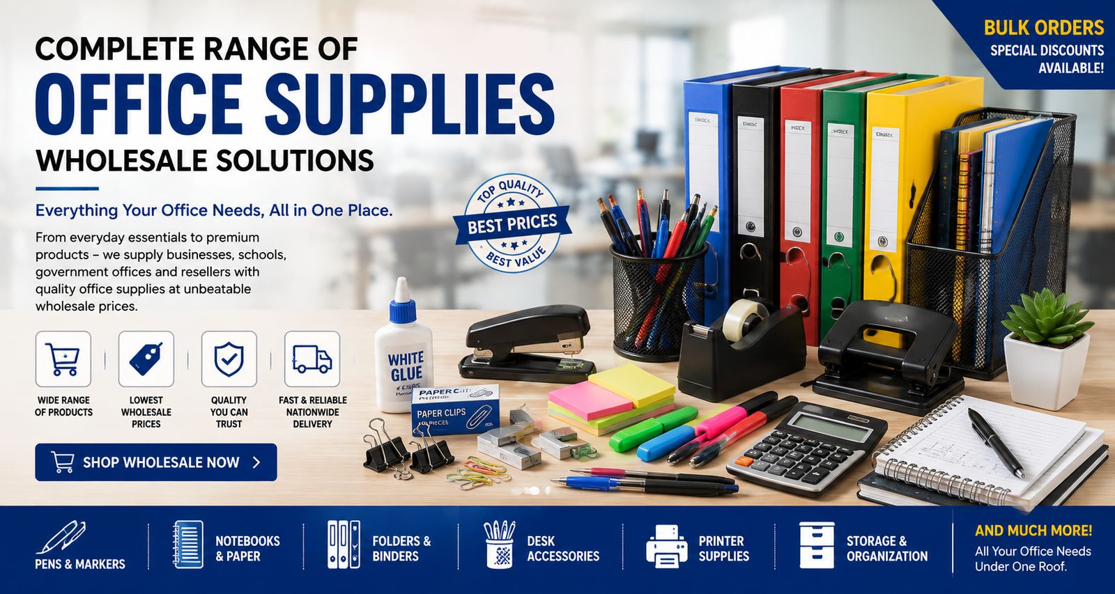 RC Printshoppe office supplies warehouse